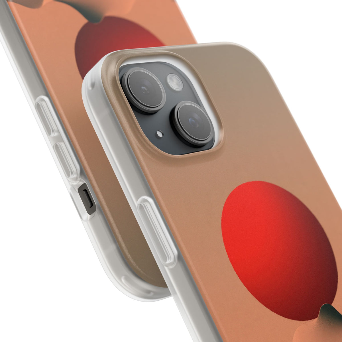 Crimson Sol Ridge · Lite Phone Case for iPhone ·  Red
