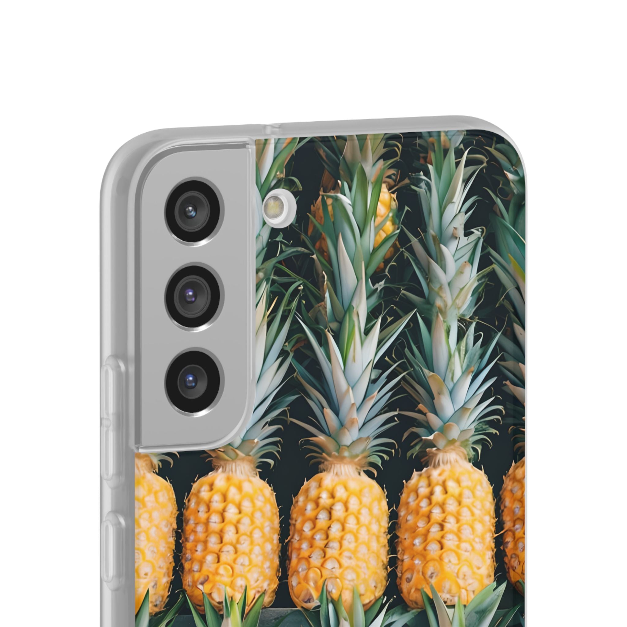 Gilded Pineapple Rows · Soft Phone Case for Samsung