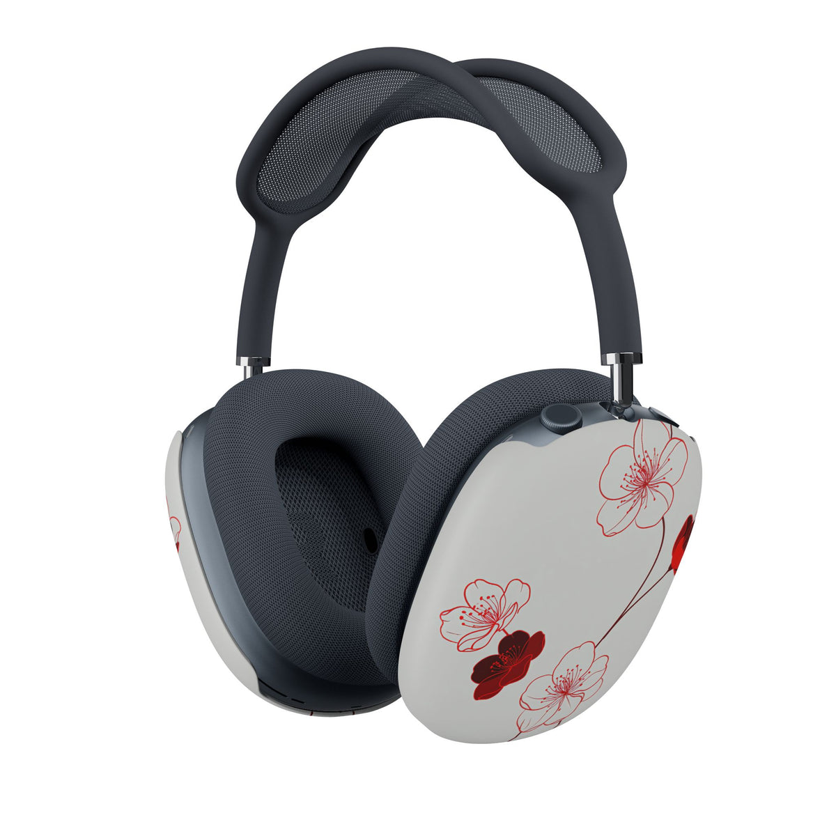 Crimson Sakura Blossom · Hard Case for AirPods Max · Red