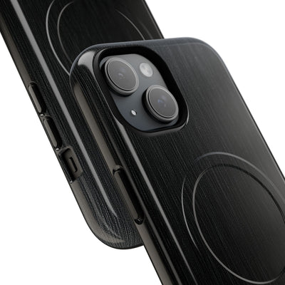 Black Tough 2.0 Magsafe Phone Case for iPhone - Brushed Obsidian Slate