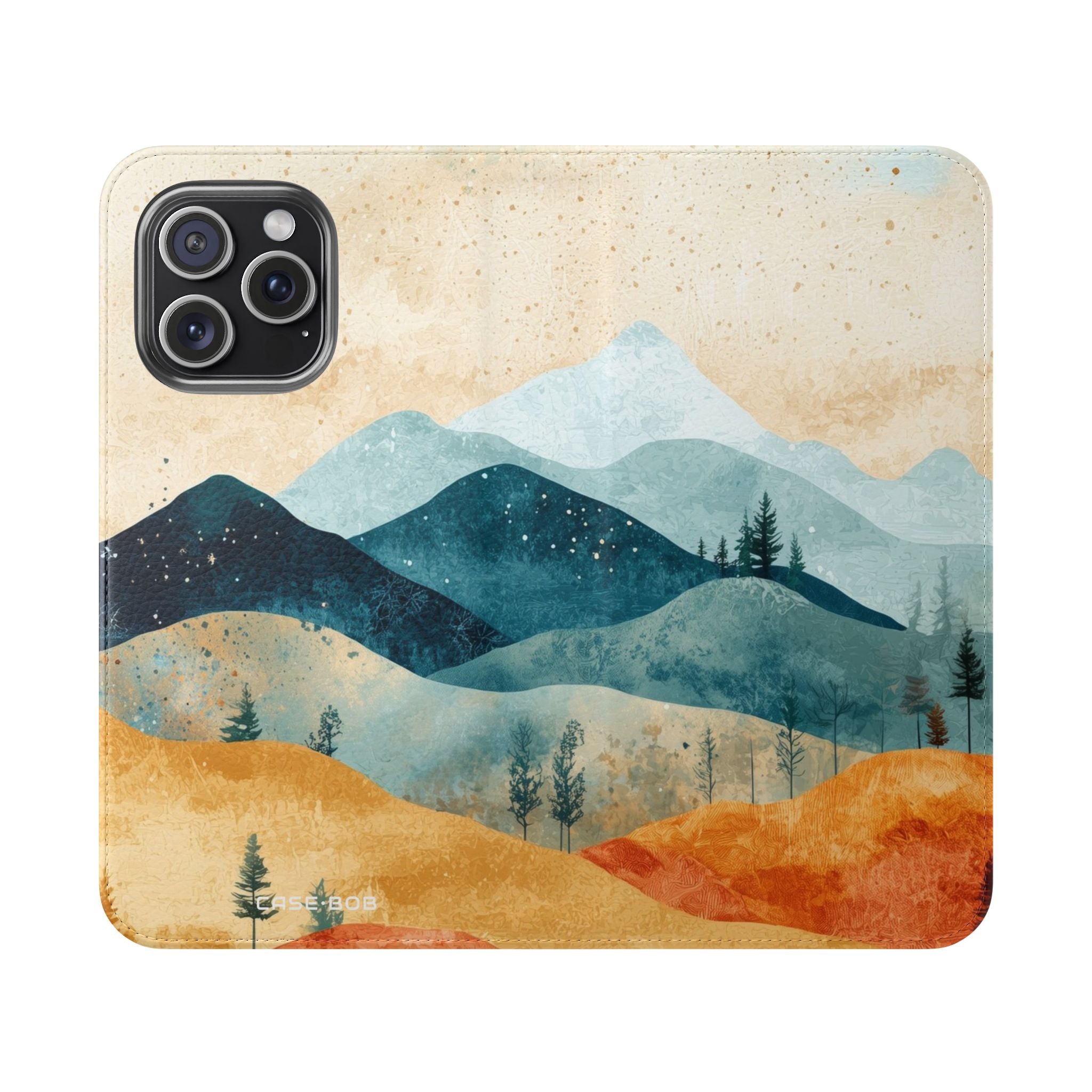 Blue Ridge Moon - iPhone 15 Pro Max Case - Wallet