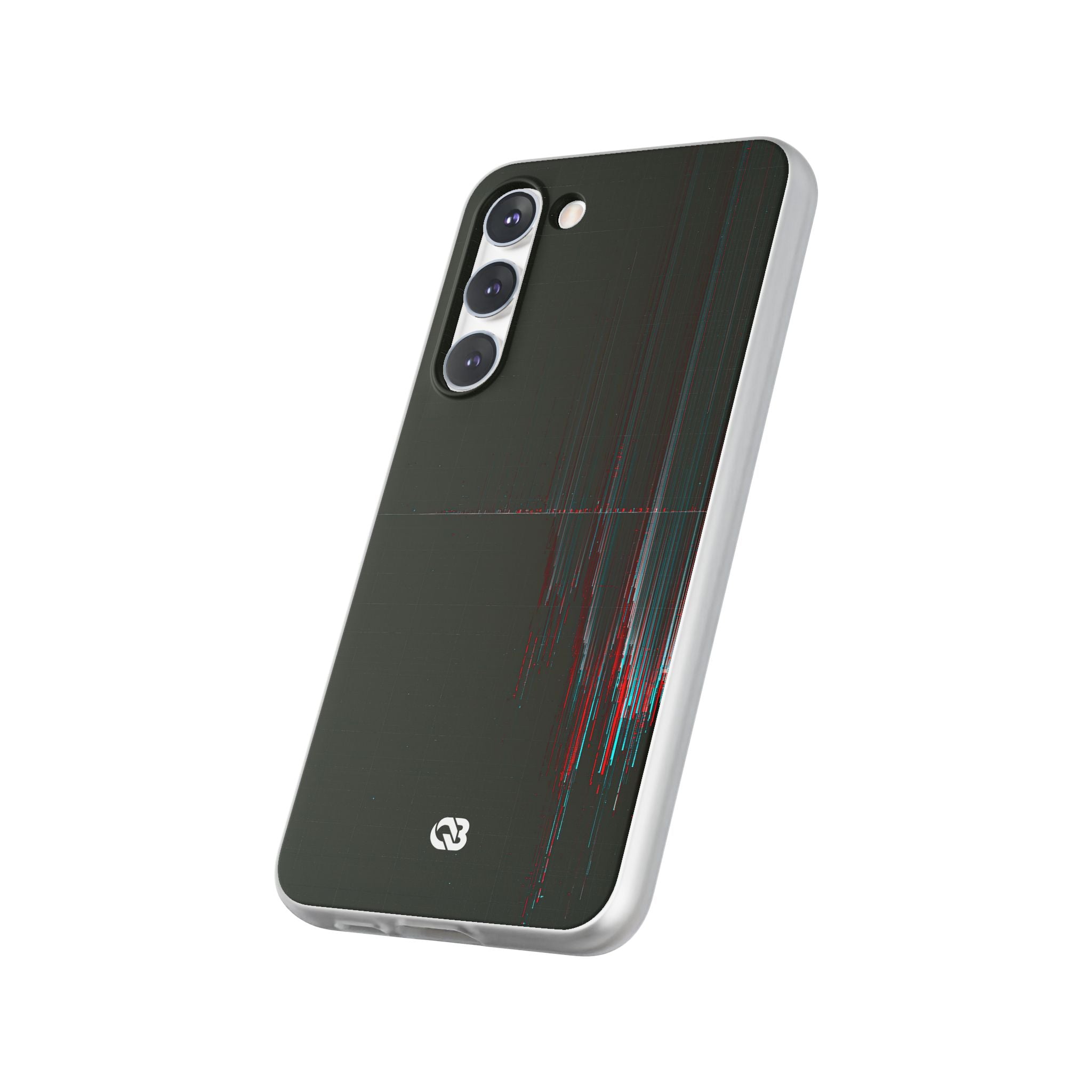 Black Lite Phone Case for Samsung - Corrupted Data Stream