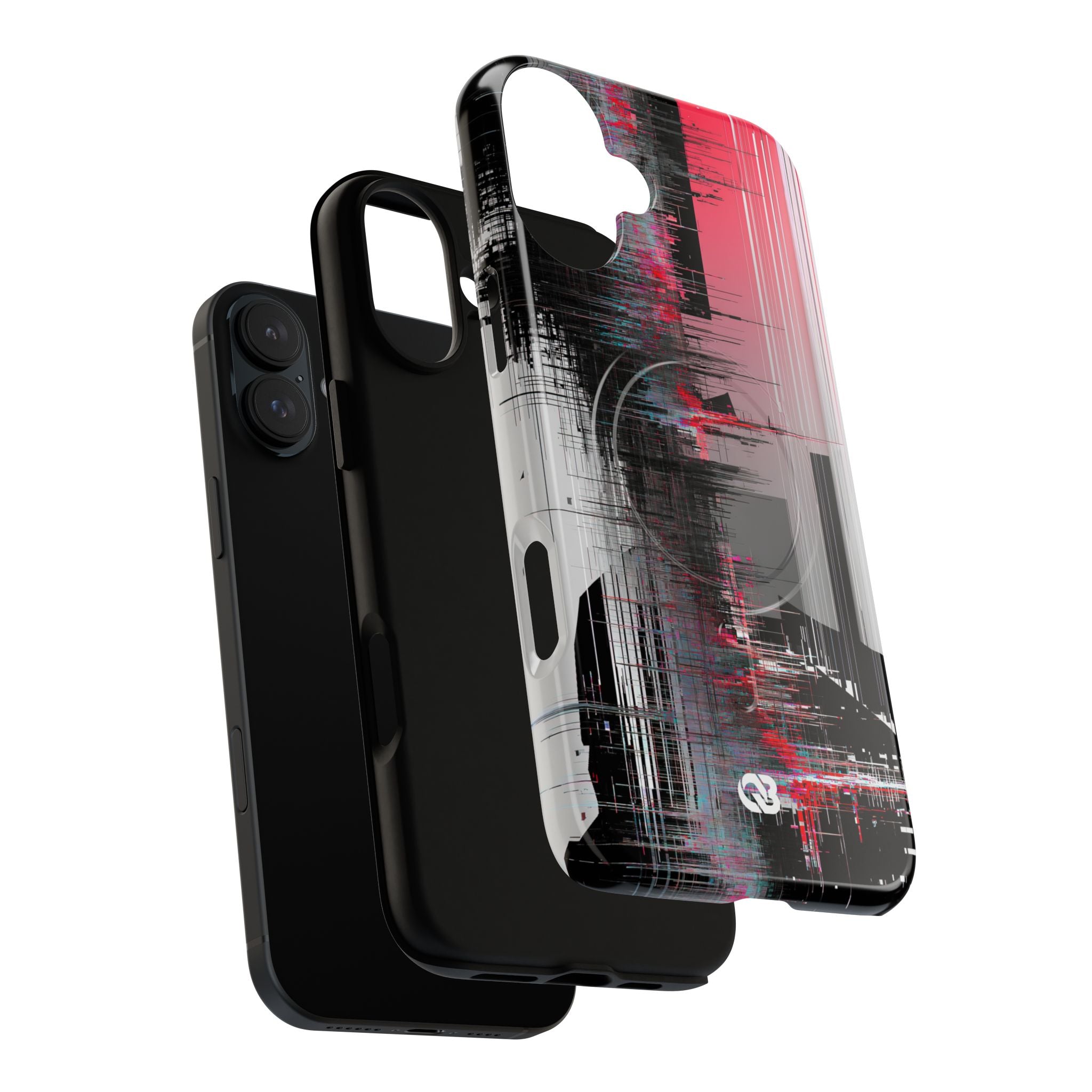 Black Tough 2.0 Magsafe Phone Case for iPhone - Crimson Data Leak