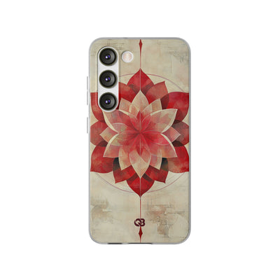 Crimson Petal Peak · Soft Phone Case for Samsung