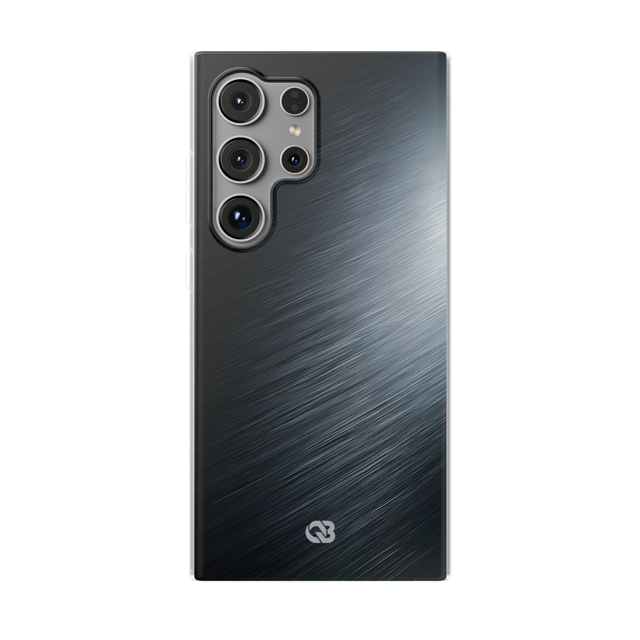 Grey Lite Phone Case for Samsung - Charcoal Brushed Steel