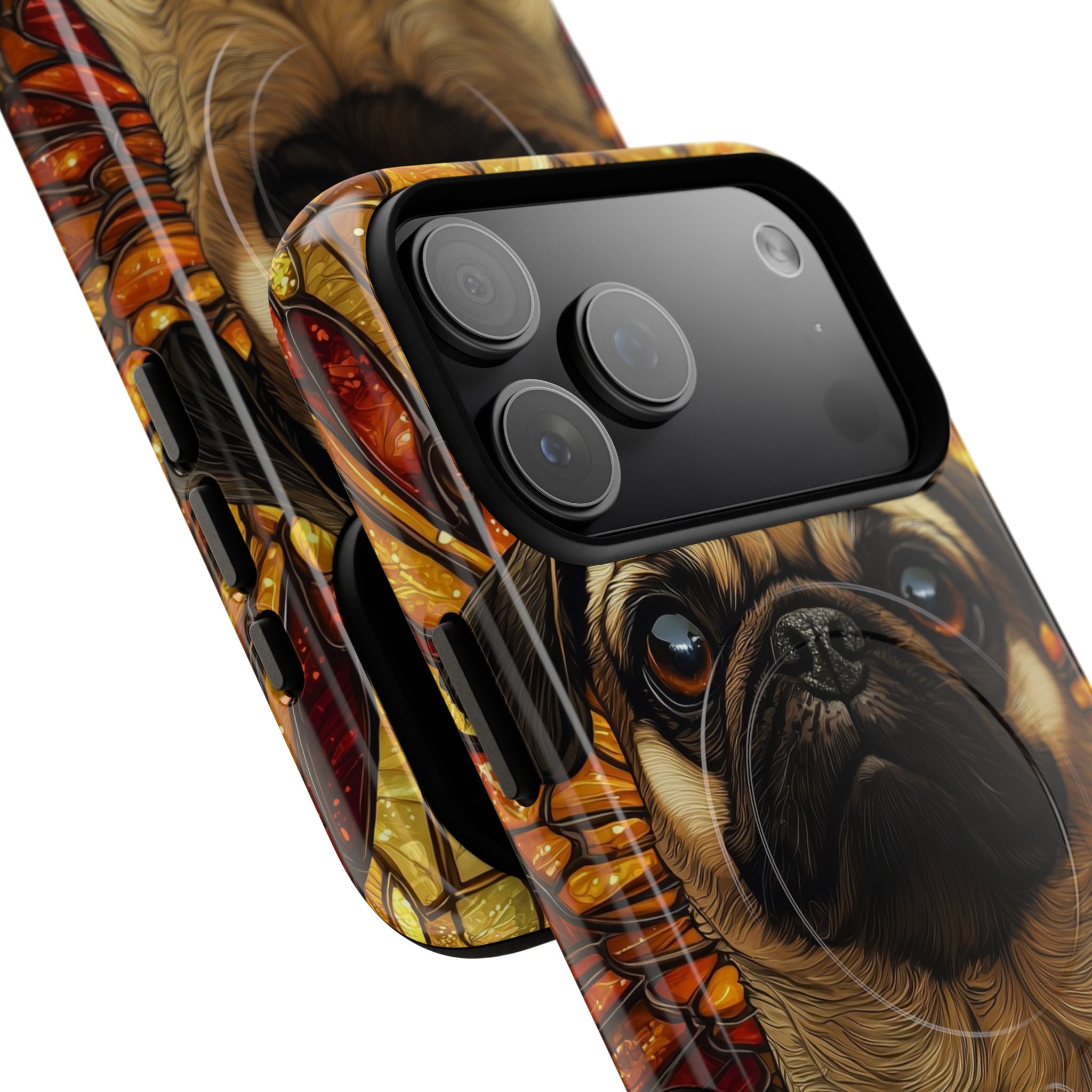 Amber Pug Divinità · Tough+ Custodia per iPhone · Magsafe
