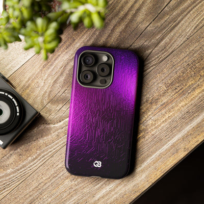 Violet Cyber Circuit · Tough Phone Case for iPhone · Purple