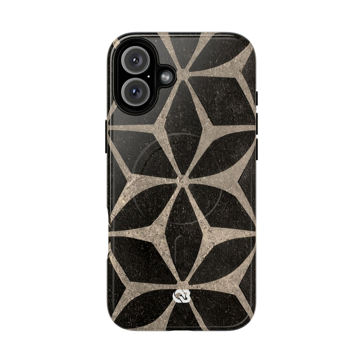 Concrete Mosaic Star · Tough 2.0 Magnetic Phone Case for iPhone · Black
