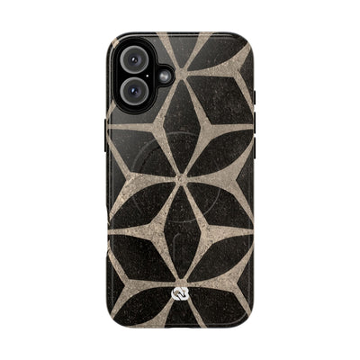 Concrete Mosaic Star · Tough 2.0 Magnetic Phone Case for iPhone · Black