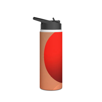 Crimson Sol Ridge · Insulated Water Bottle · Red