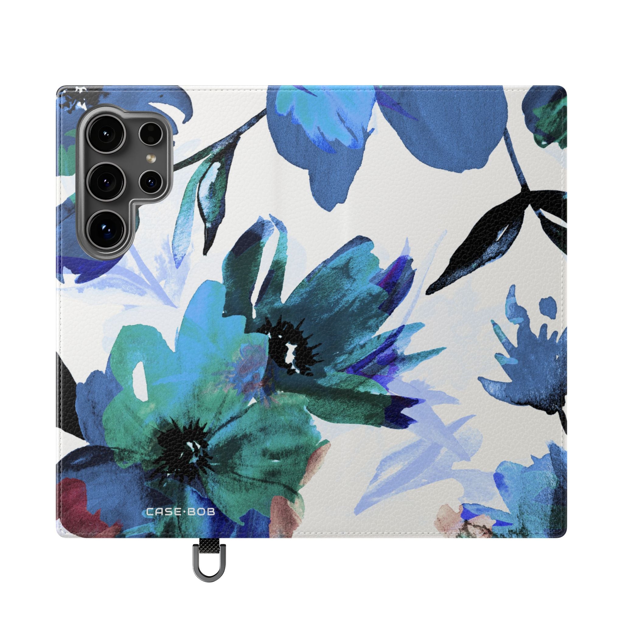 Blue Bloom - Samsung S24 Ultra Case - Wallet