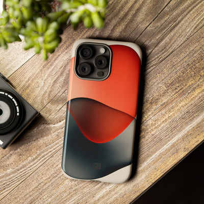 Translucent Crimson Form · Tough Phone Case for iPhone · Red