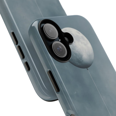 Moon Balloon iPhone 16 Cover - Tough