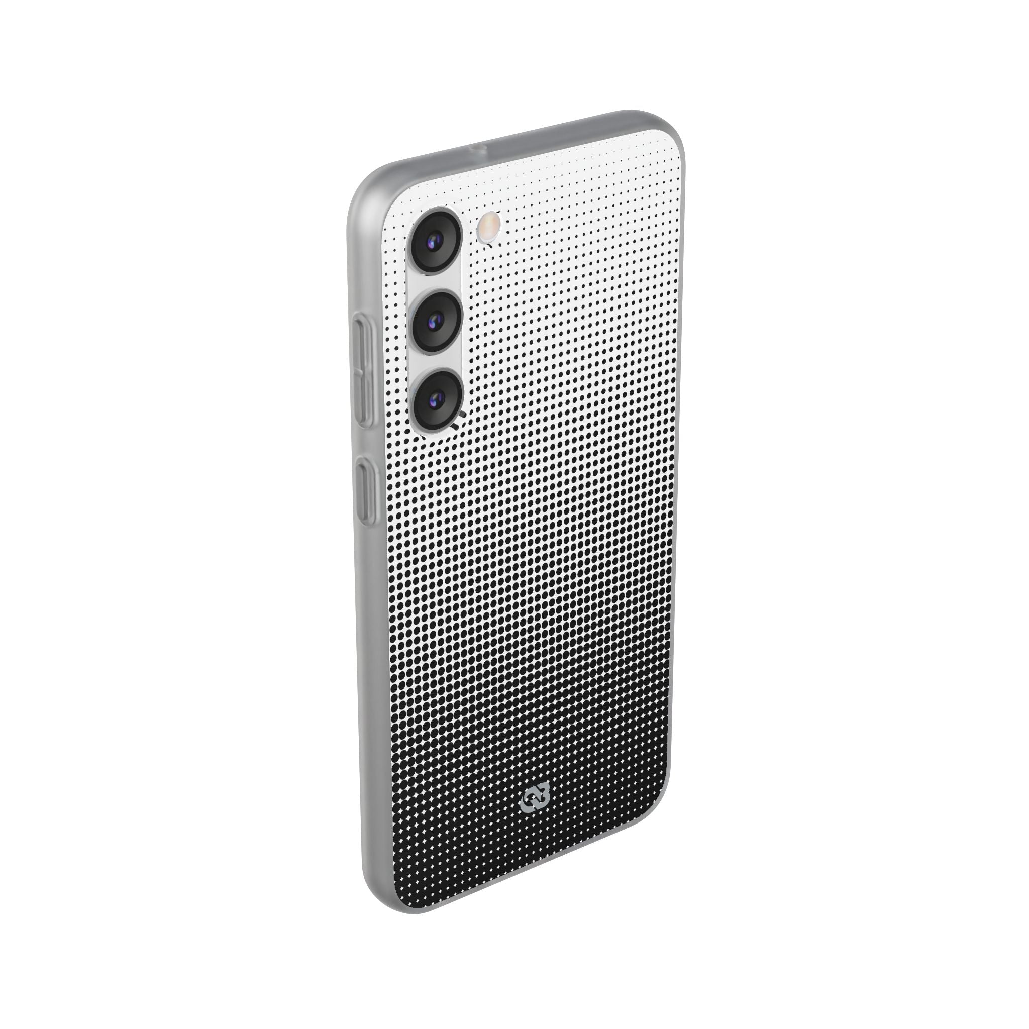 Black Lite Phone Case for Samsung - Obsidian Halftone Flux