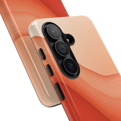 Terracotta Flow · Tough Phone Case for Samsung · Orange
