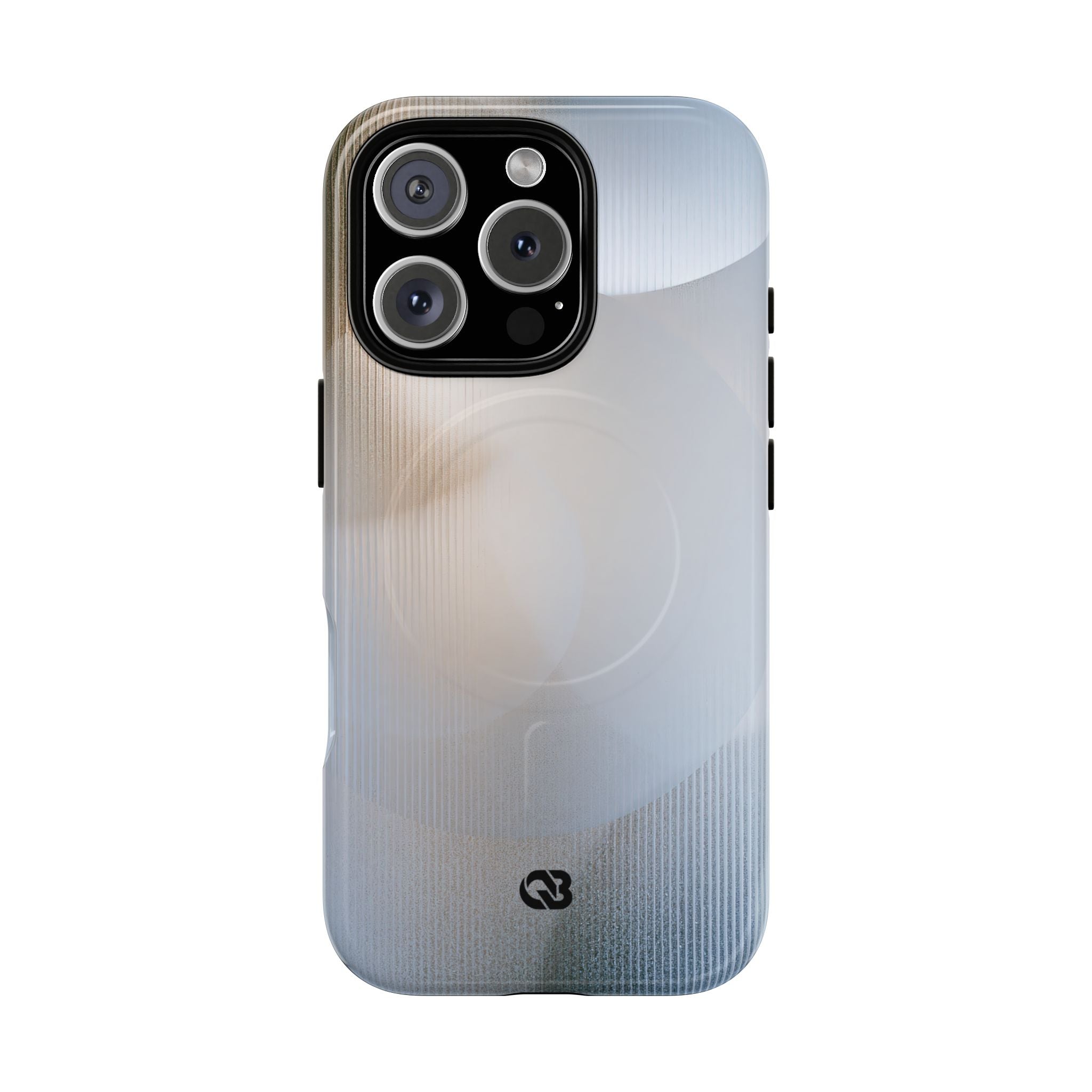 White Tough 2.0 Magsafe Phone Case for iPhone - Frosted Ribbed Sphere