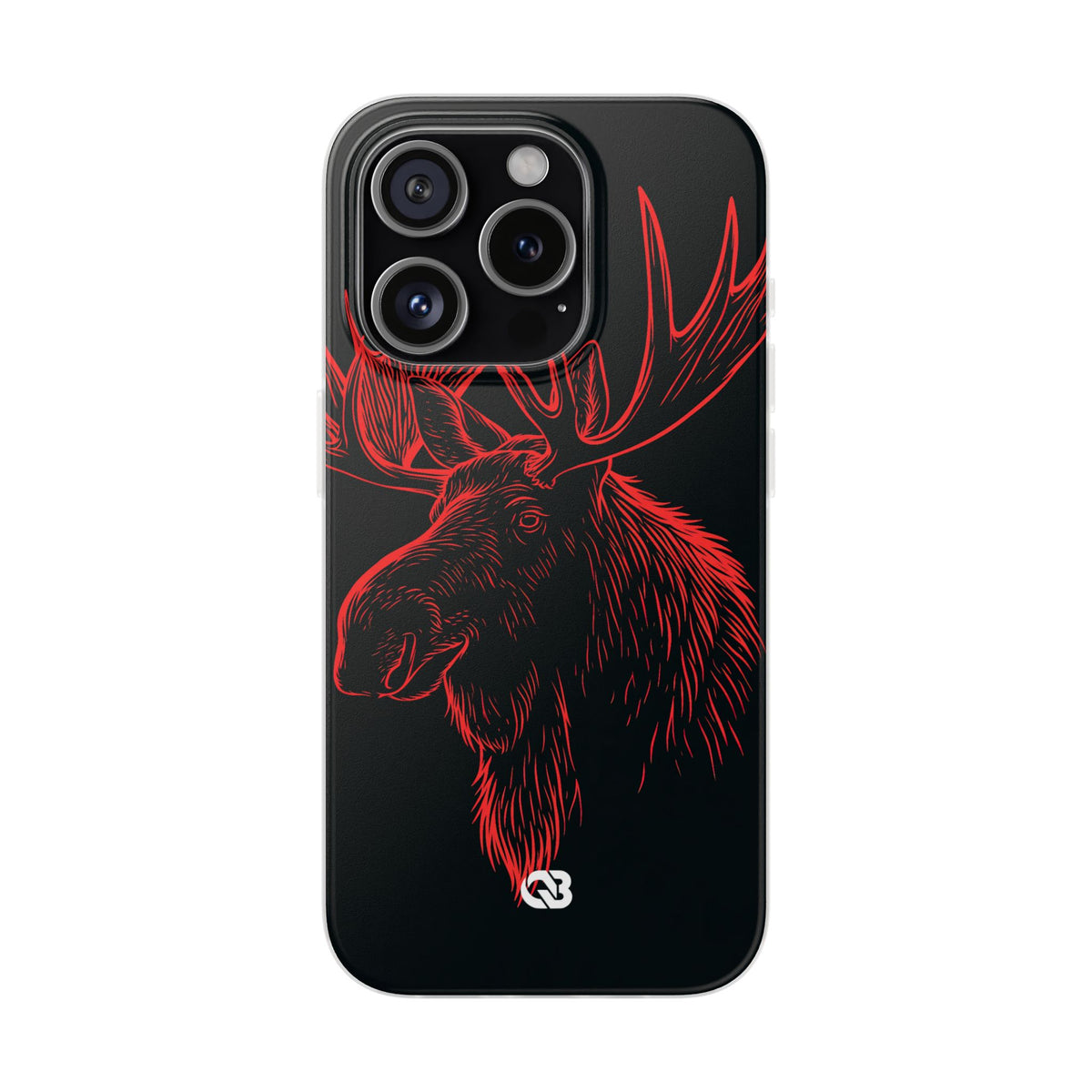 Nordic Elk · Lite Phone Case for iPhone ·  Black