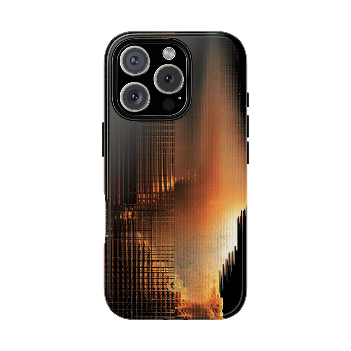 Luminous Grid · Tough Phone Case for iPhone · Black
