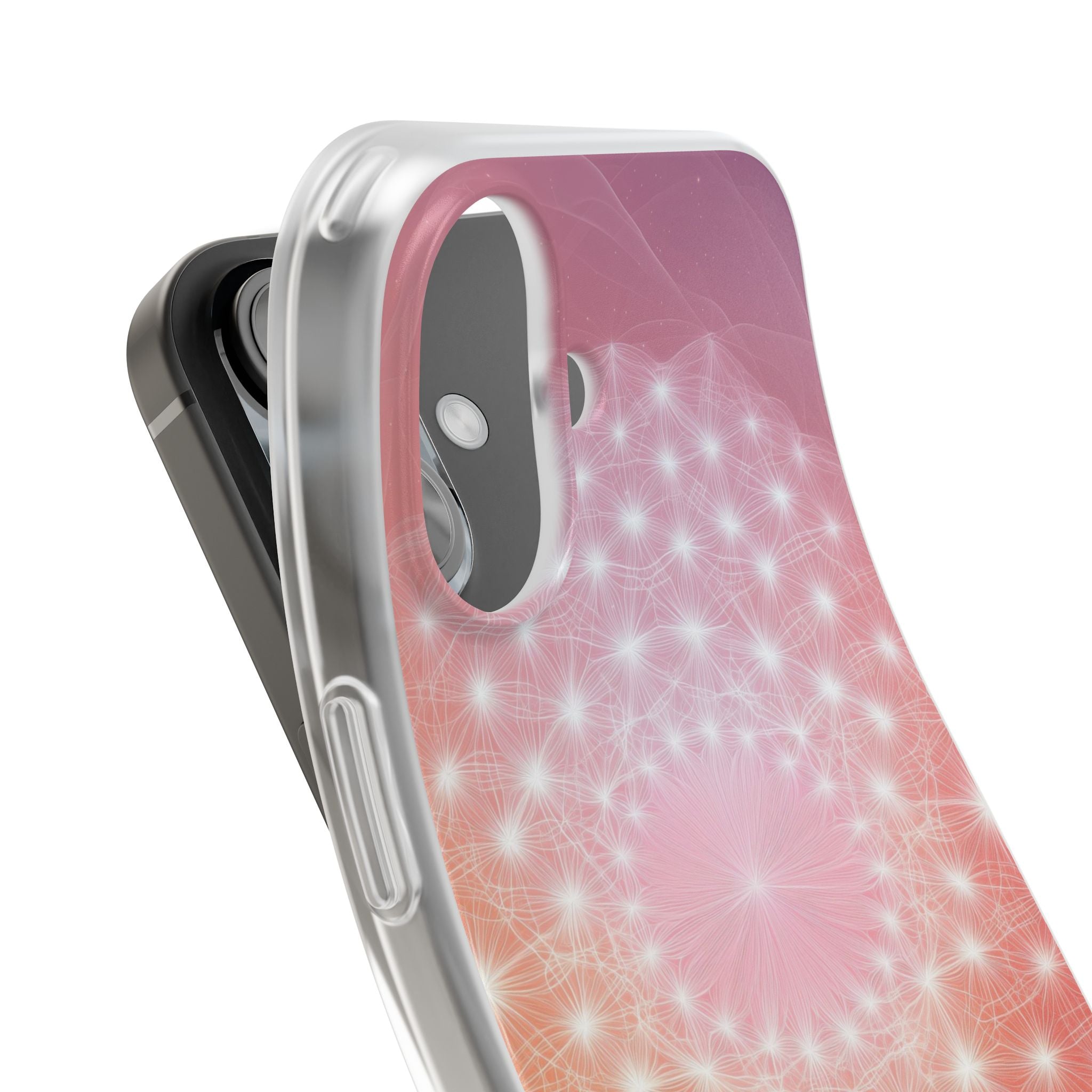 Radiant Stardust Mandala · Soft Phone Case for iPhone