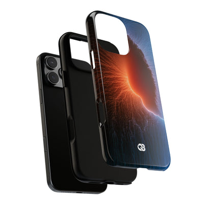 Thermal Aura Pulse · Tough Phone Case for iPhone · Blue