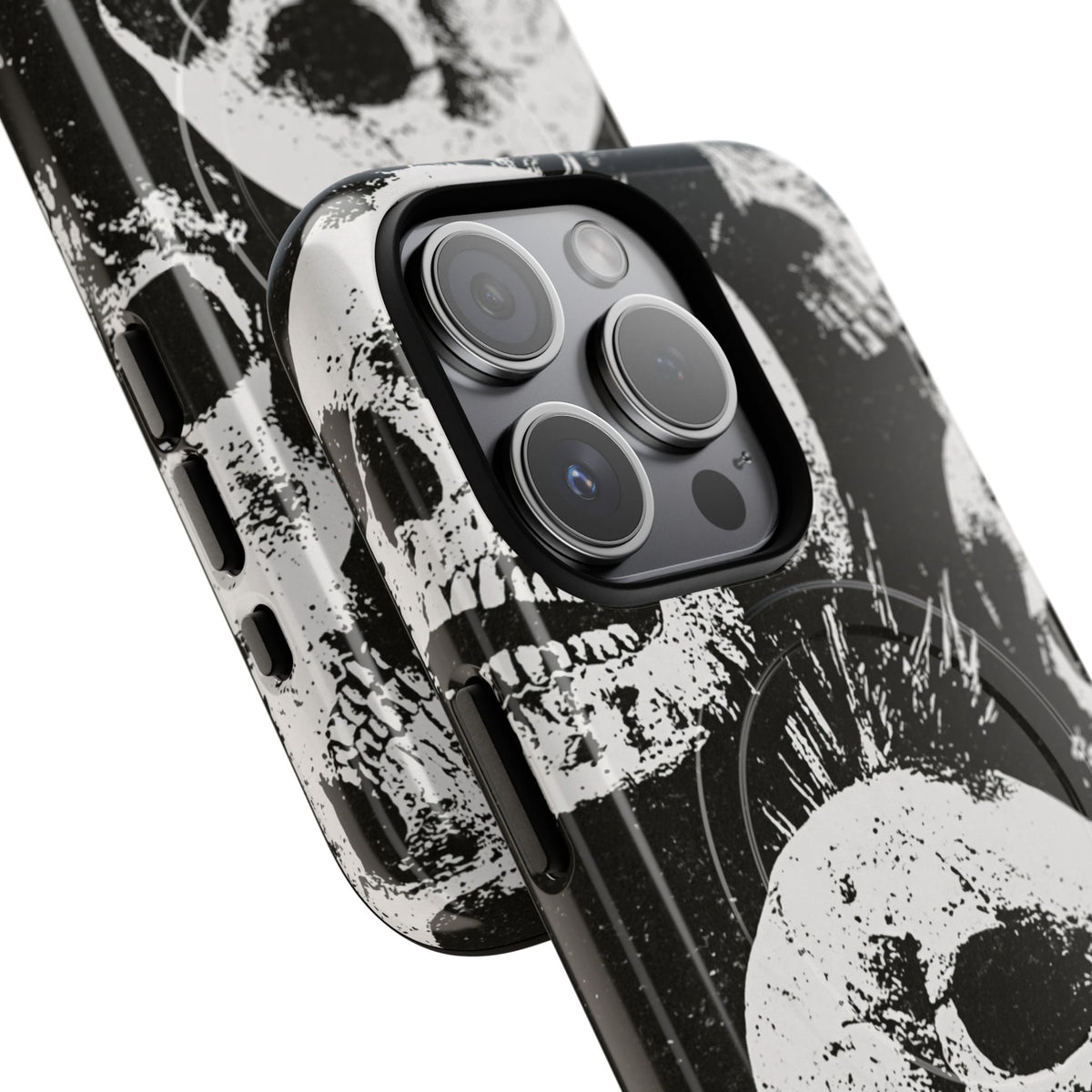 Punk Skull Riot · Tough 2.0 Magnetic Phone Case for iPhone · Black
