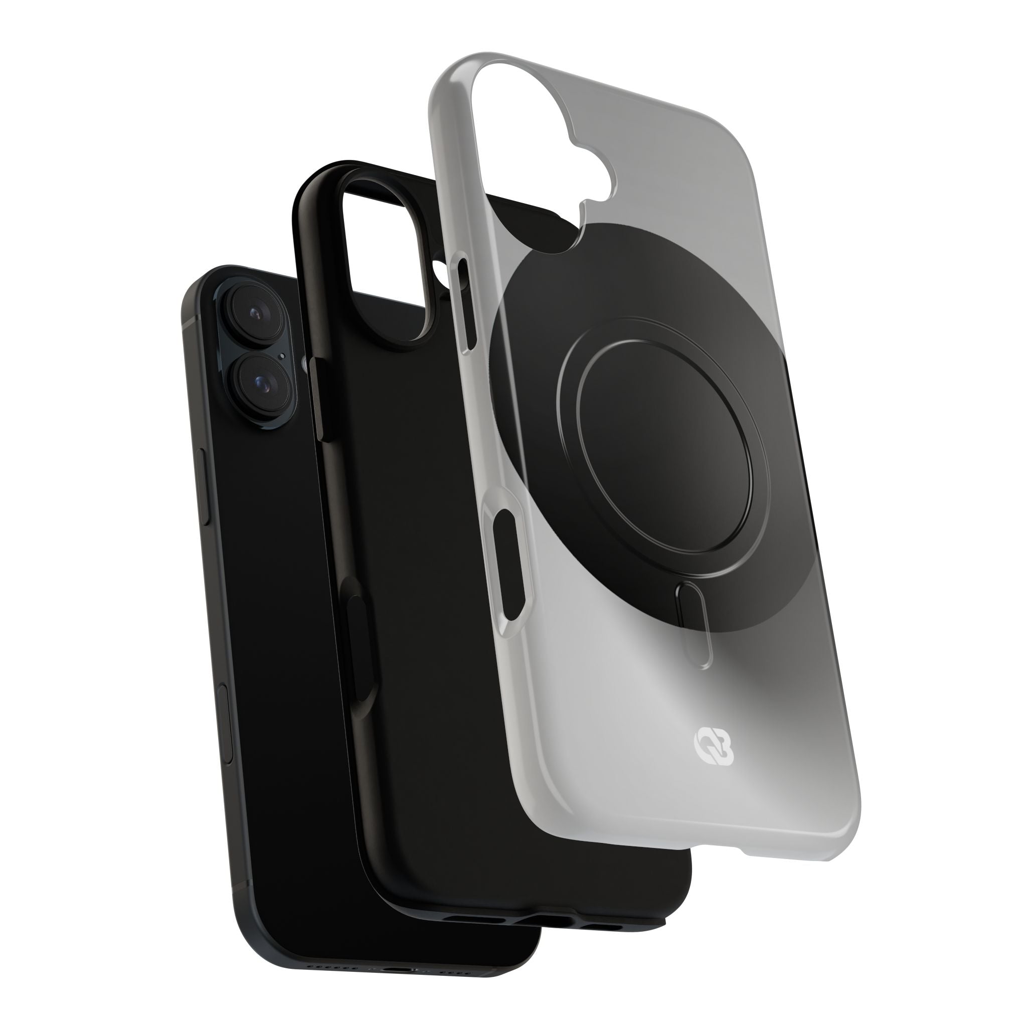 Grey Tough 2.0 Magsafe Phone Case for iPhone - Matte Onyx Sphere