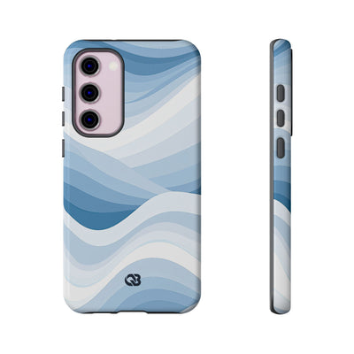 Blue Tough Phone Case for Samsung - Glacial Indigo Flow
