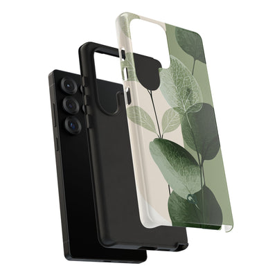 Layered Eucalyptus Study · Tough Phone Case for Samsung · Green