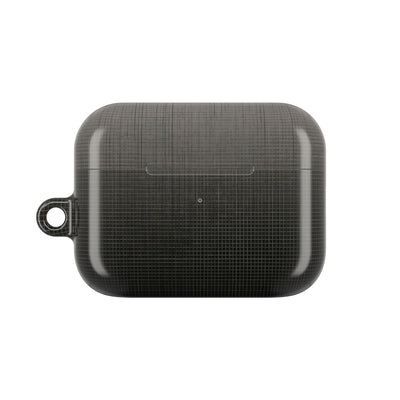 Monochrome Metric Grid · Hard Case for AirPods & AirPods Pro · Black