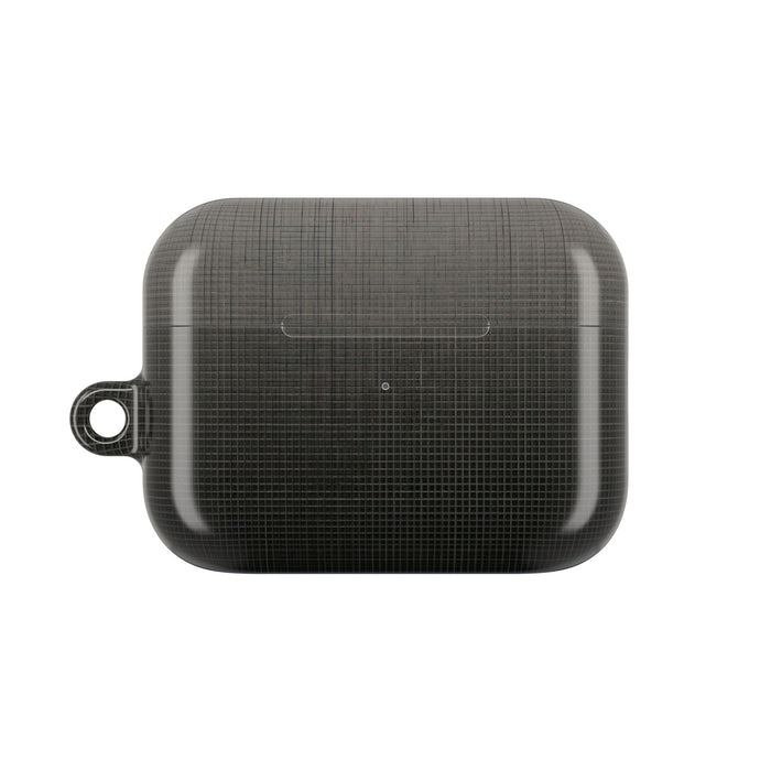 Monochrome Metric Grid · Hard Case for AirPods & AirPods Pro · Black