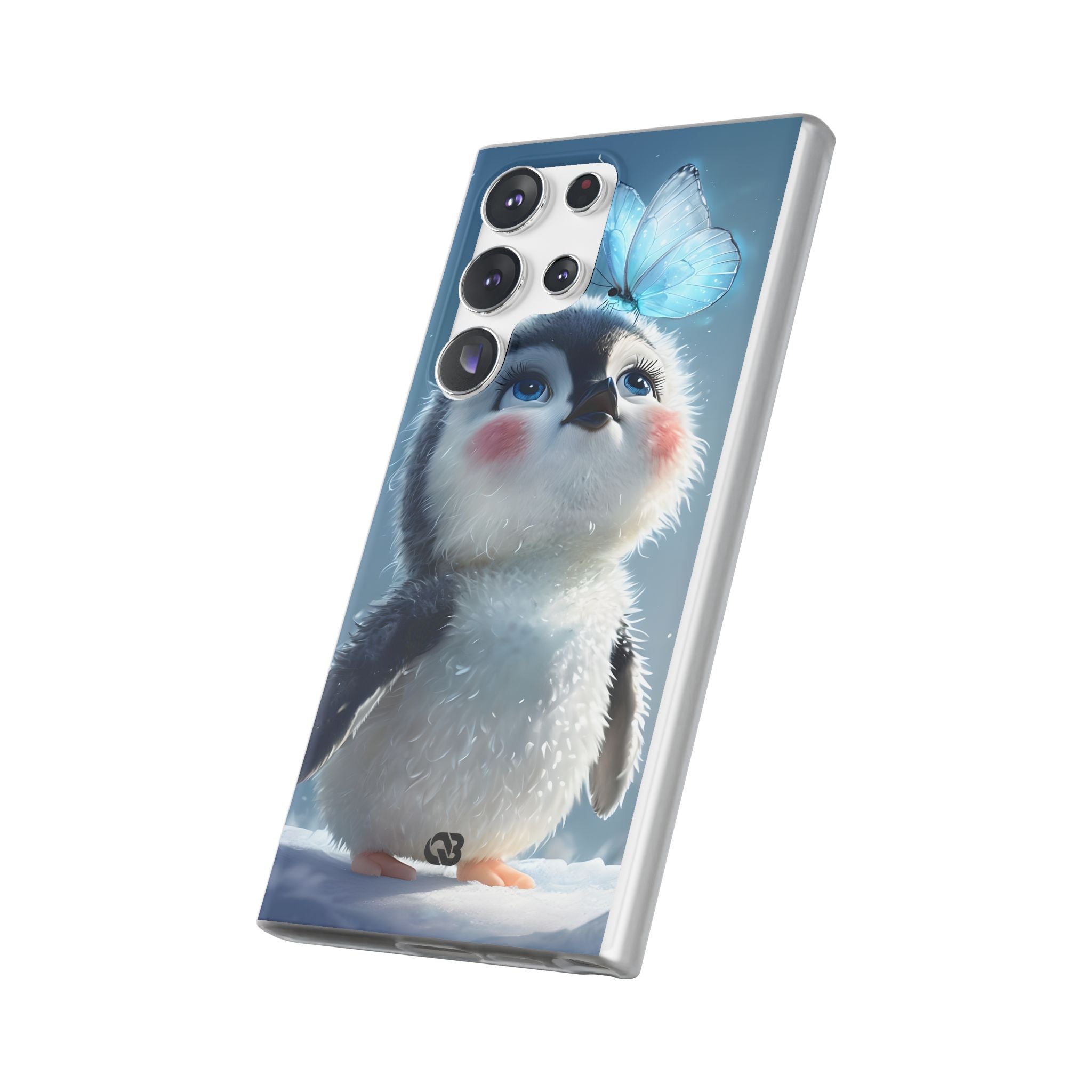 Frosty Penguin Glow · Soft Phone Case for Samsung