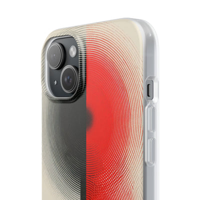 Red Lite Phone Case for iPhone - Split Signal Red