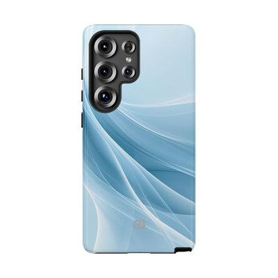 Blue Tough Phone Case for Samsung - Arctic Silk Drift