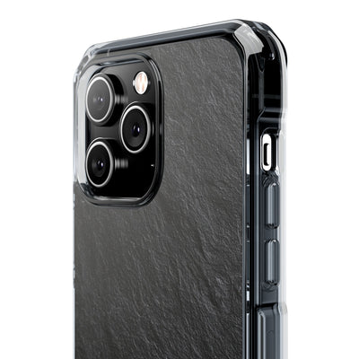 Obsidian Slate · Clear Impact Magnetic Phone Case for iPhone ·  Black