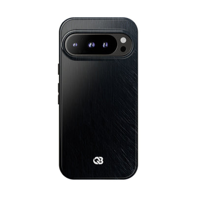 Brushed Obsidian Steel · Tough Phone Case for Pixel ·  Black