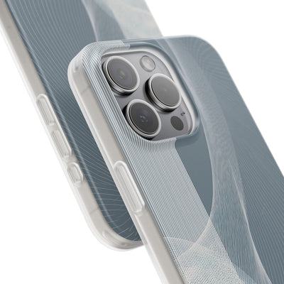 Grey Lite Phone Case for iPhone - Slate Mesh Horizon
