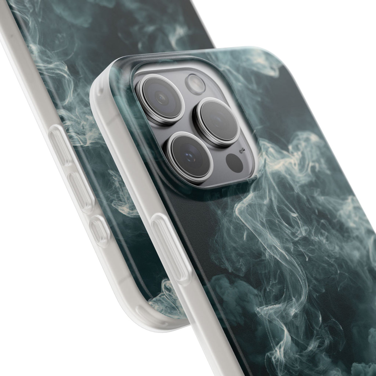 Luminescent Vapor Drift · Lite Phone Case for iPhone ·  Teal