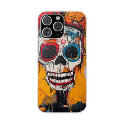 Vivid Graffiti Skull · Soft Custodia per iPhone