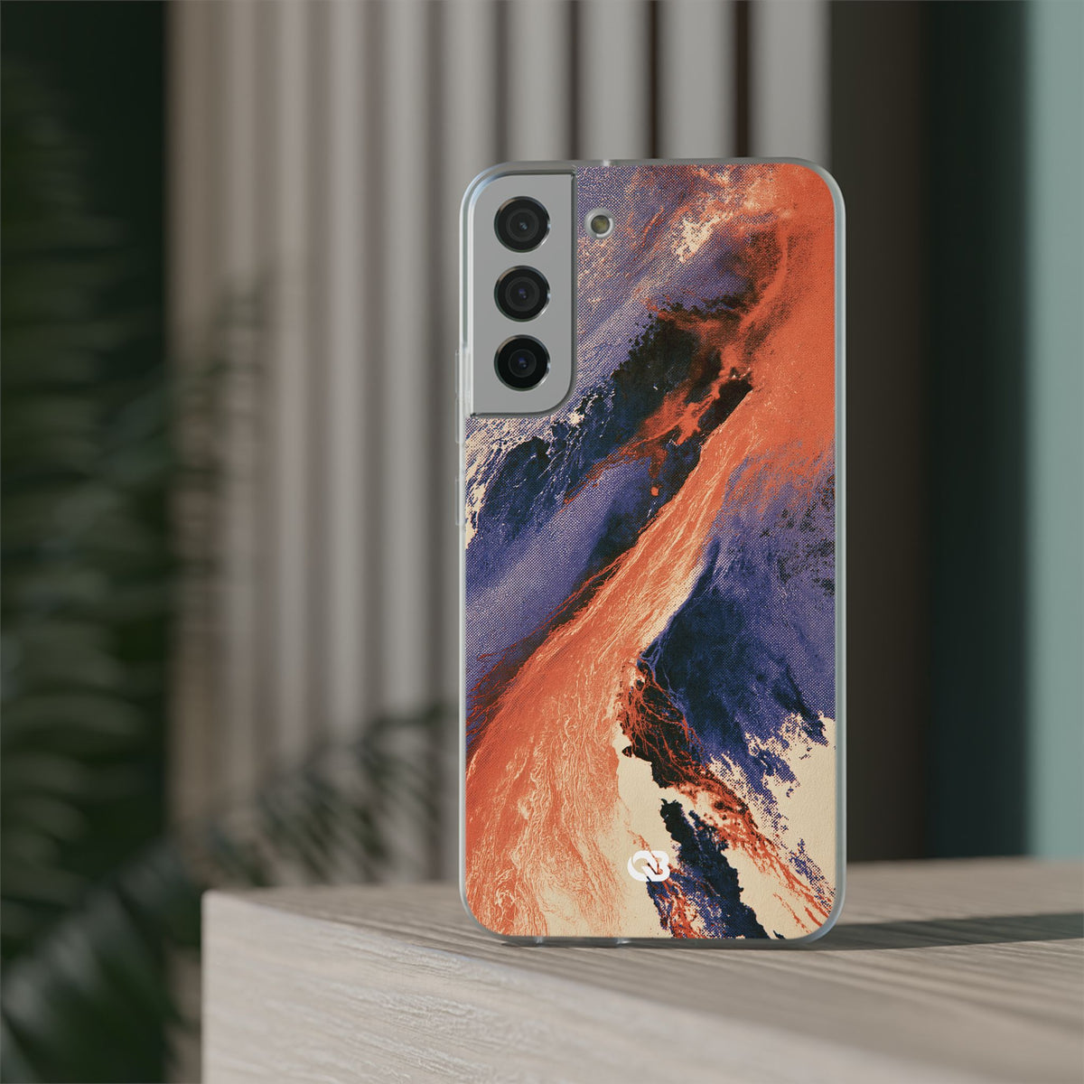 Solar Aura Drift · Lite Phone Case for Samsung · Orange