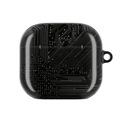 Obsidian Circuitry · Hard Case for AirPods & AirPods Pro · Black