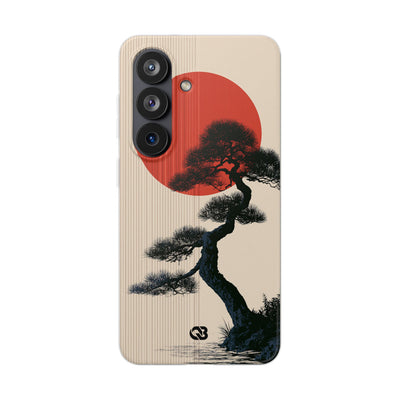 Beige Lite Phone Case for Samsung - Kyoto Crimson Pine