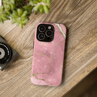 Rose Sparkle Marble · Tough Phone Case for iPhone