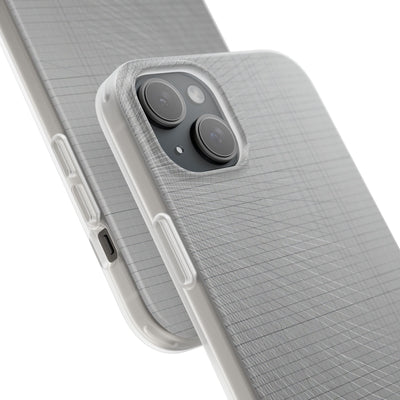 Grey Lite Phone Case for iPhone - Chrome Mesh Warp
