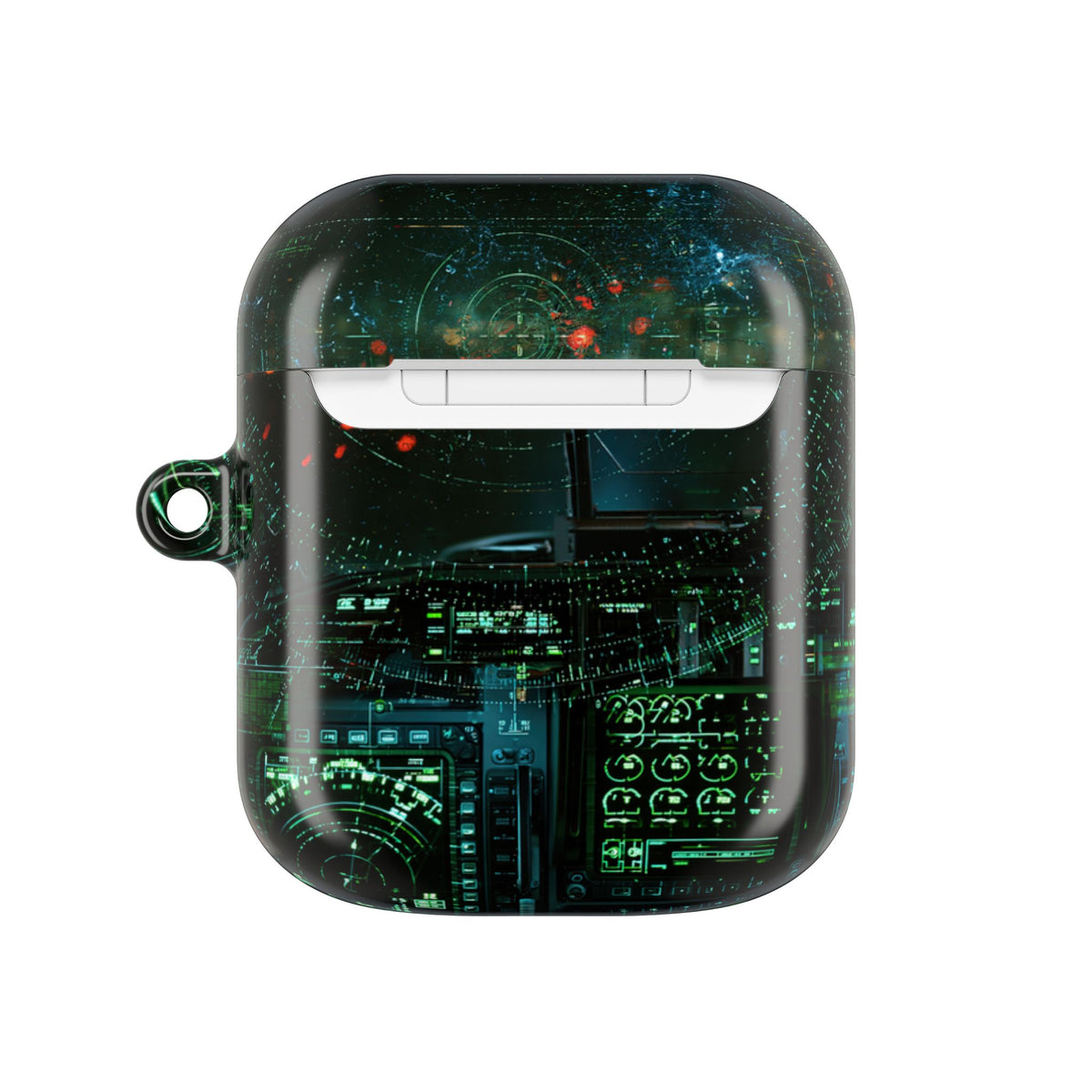 Tactical Avionics HUD · Hard Case for AirPods & AirPods Pro · Green