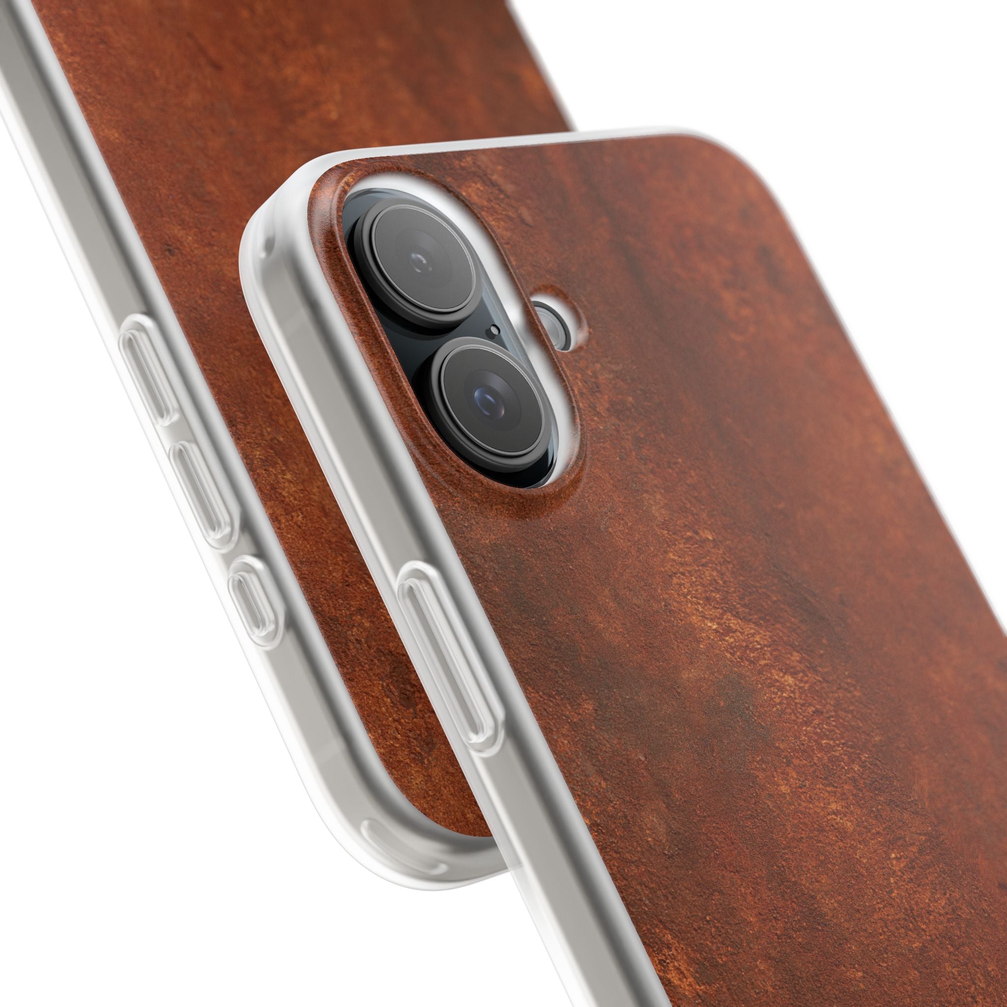 Orange Lite Phone Case for iPhone - Oxidized Iron Crust