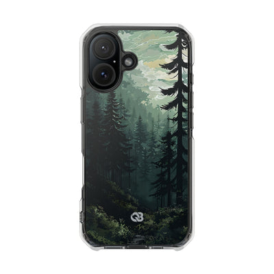 Misty Pine Shadow · Impact Phone Case for iPhone · Magsafe
