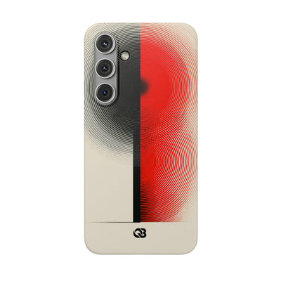 Red Lite Phone Case for Samsung - Split Signal Red