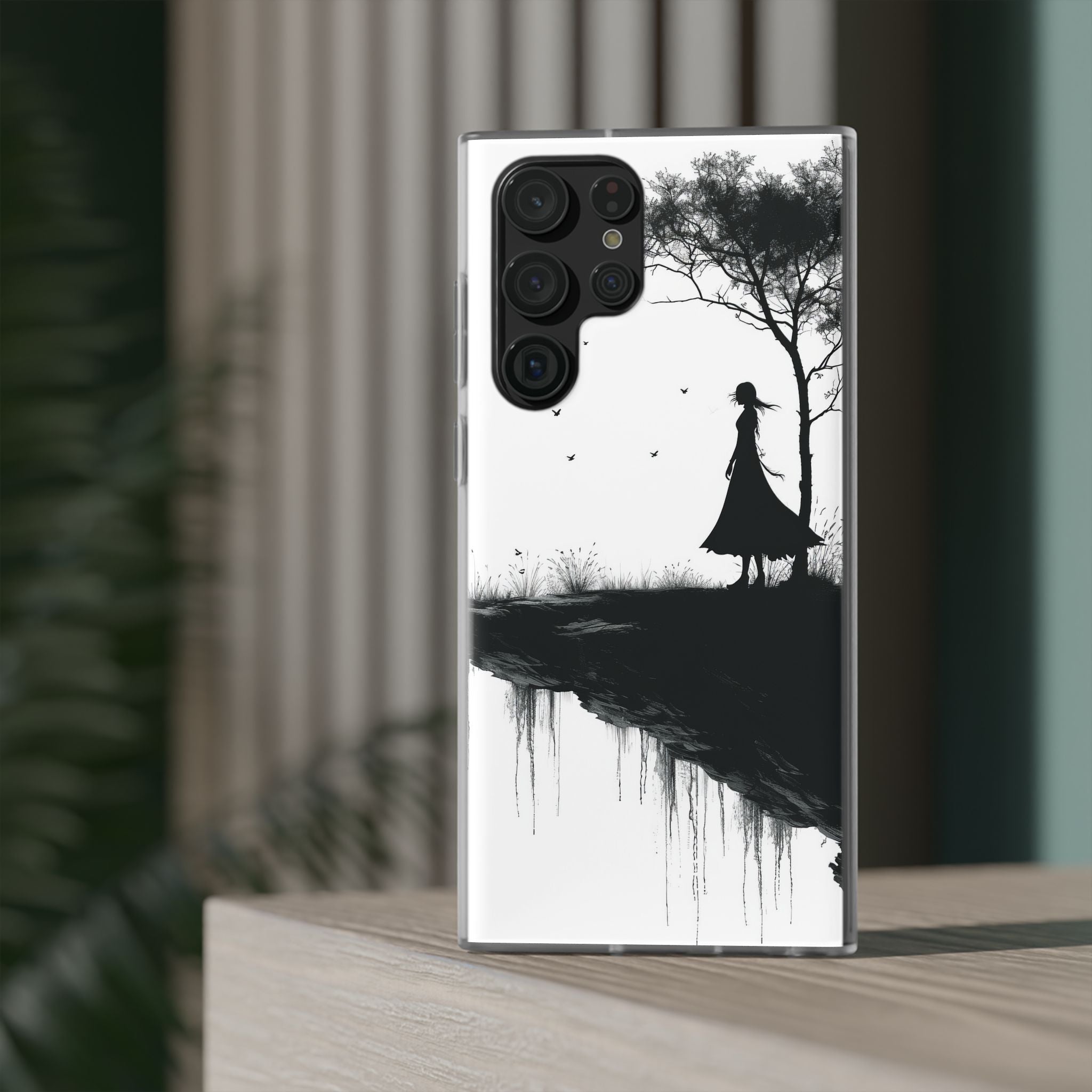 Cliffside Silhouette Samsung S22 Ultra Case - Soft