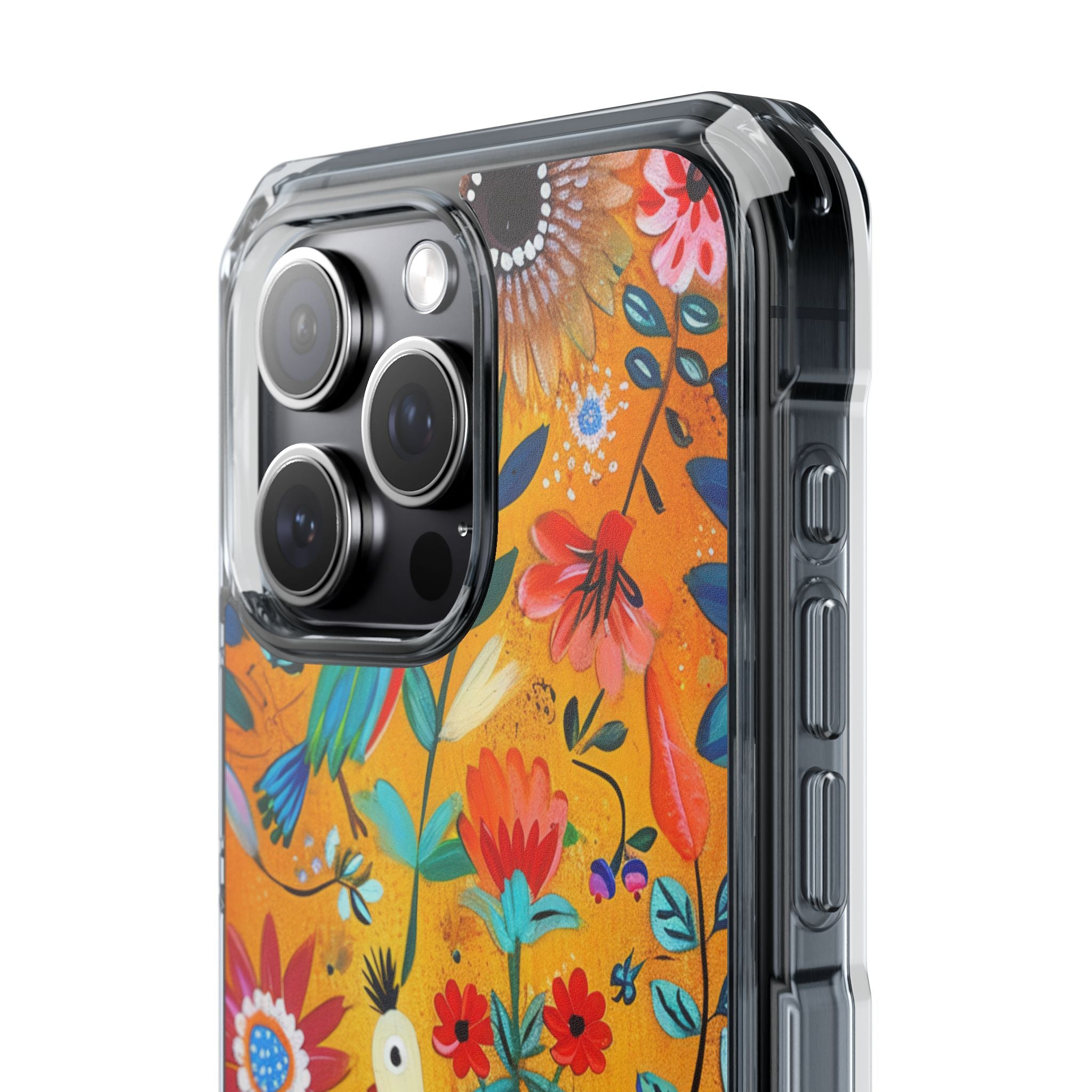 Bunte Vögel Blühen iPhone 15 Pro Max Case - Impact