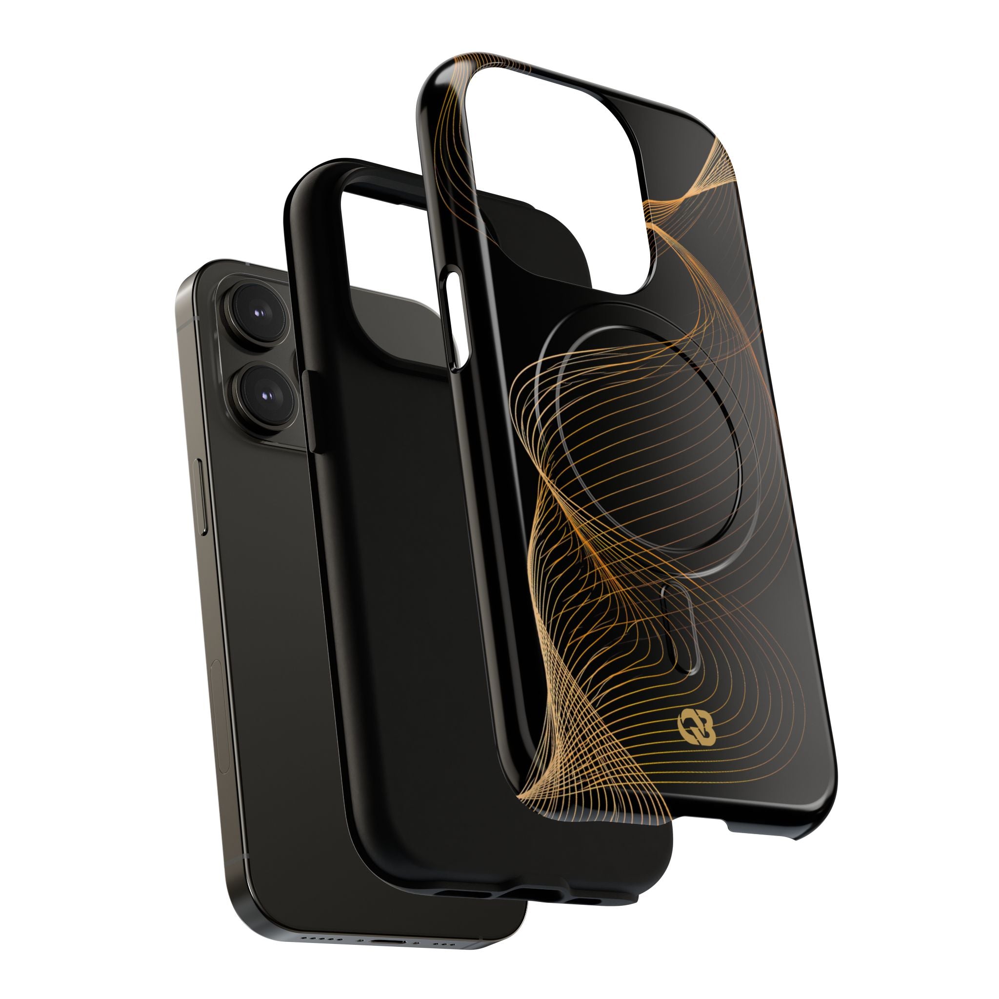 Gold Tough 2.0 Magsafe Phone Case for iPhone - Burnished Bronze Helix